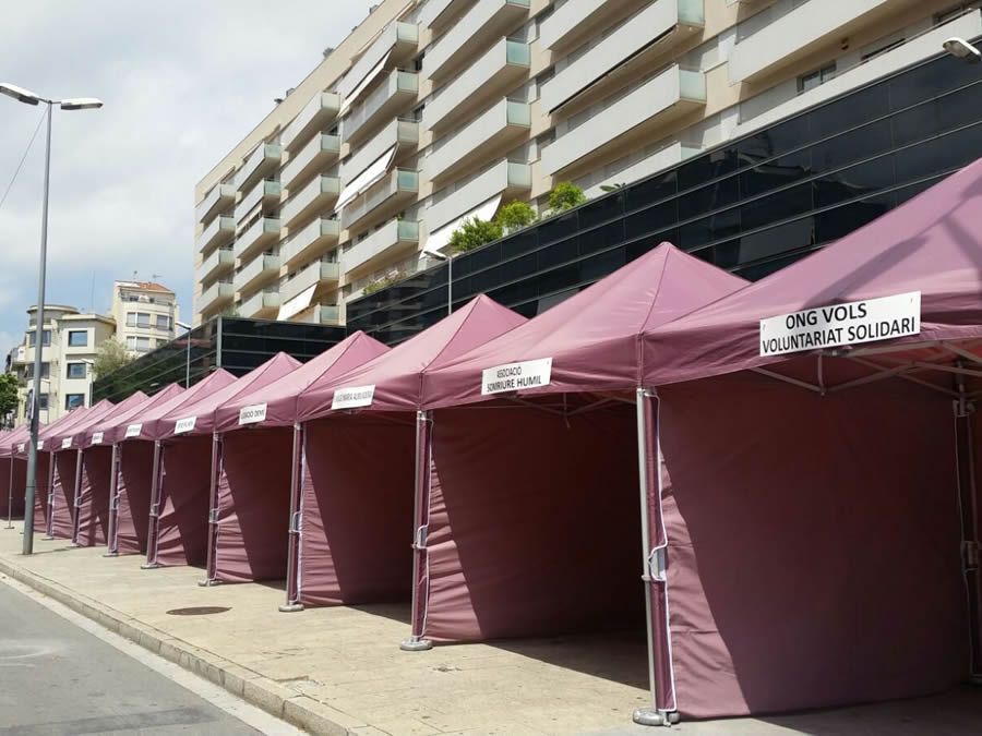 Alquiler de carpas plegables