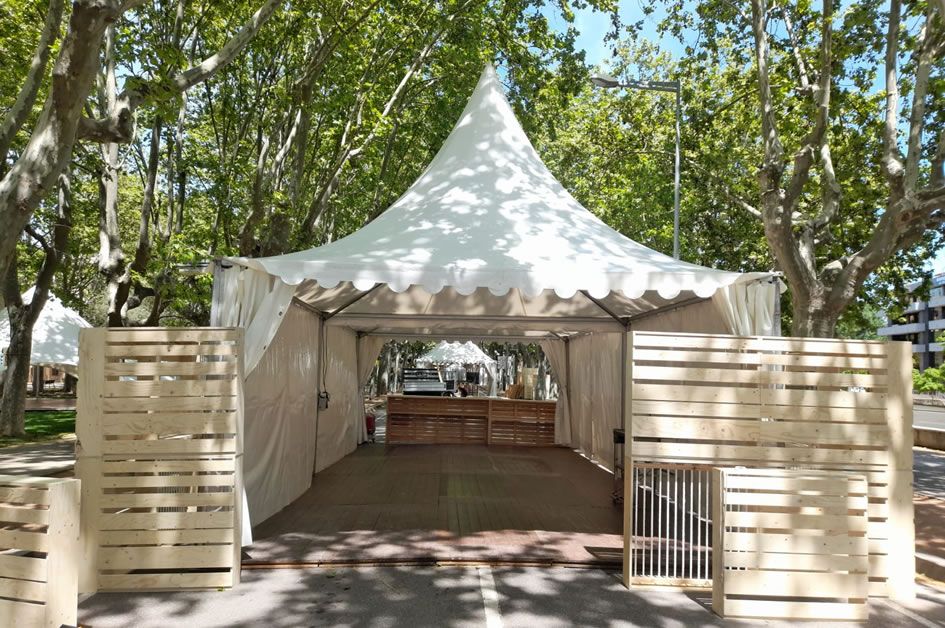 Alquiler de carpas pagoda 