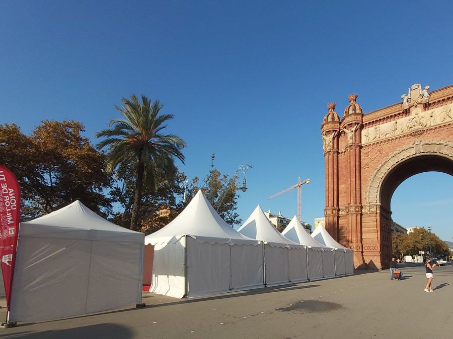 Carpas pagoda para eventos y bodas