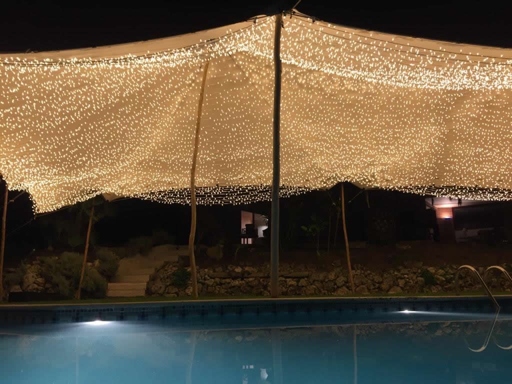 Iluminación eventos al exterior