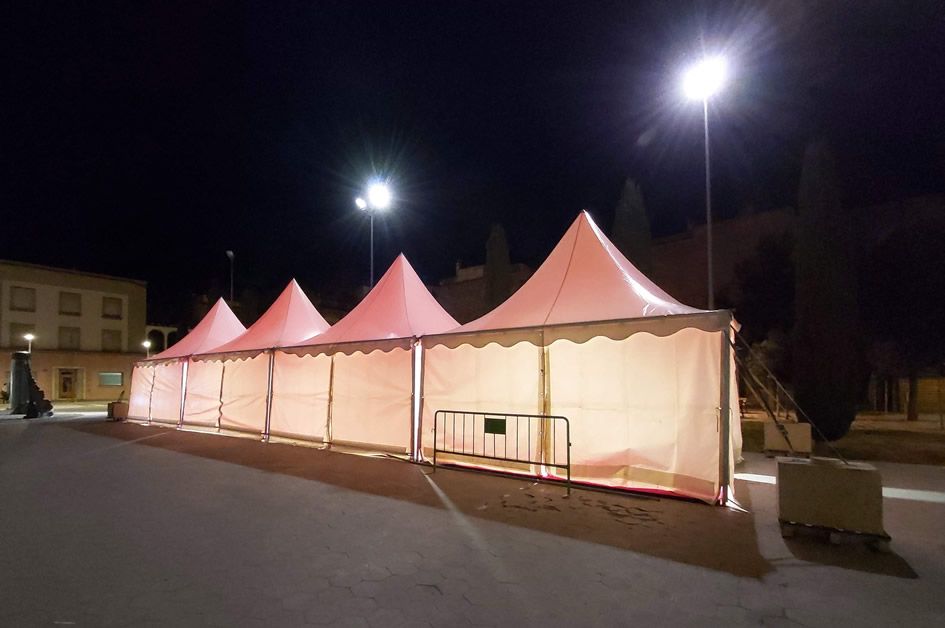 Carpa pagoda para evento