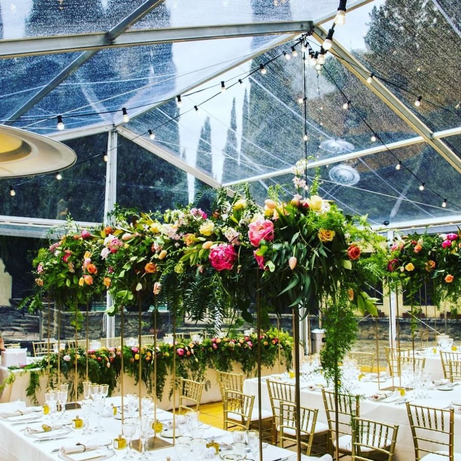 Alquiler de carpa transparente para boda