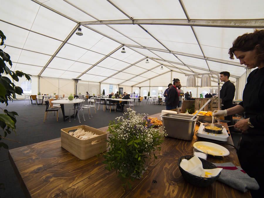 Alquiler Carpa pabellon blanca para eventos y bodas