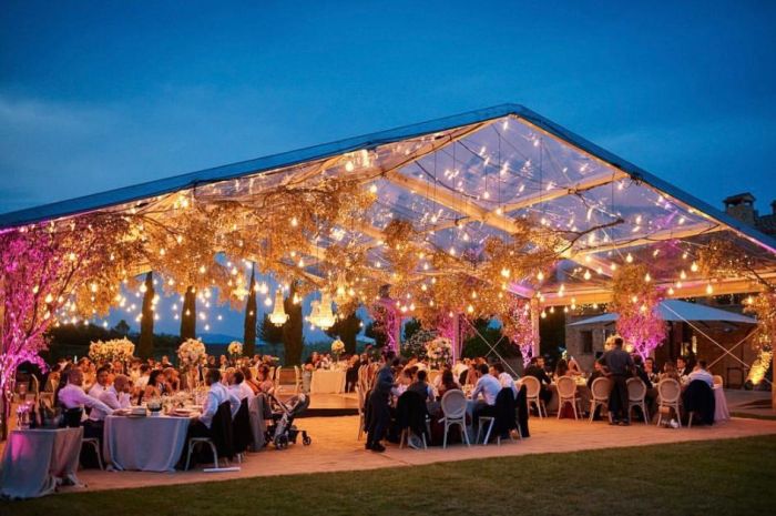 Alquiler de carpa transparente para eventos