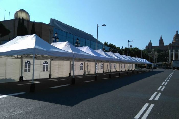 Alquiler de carpa plegable